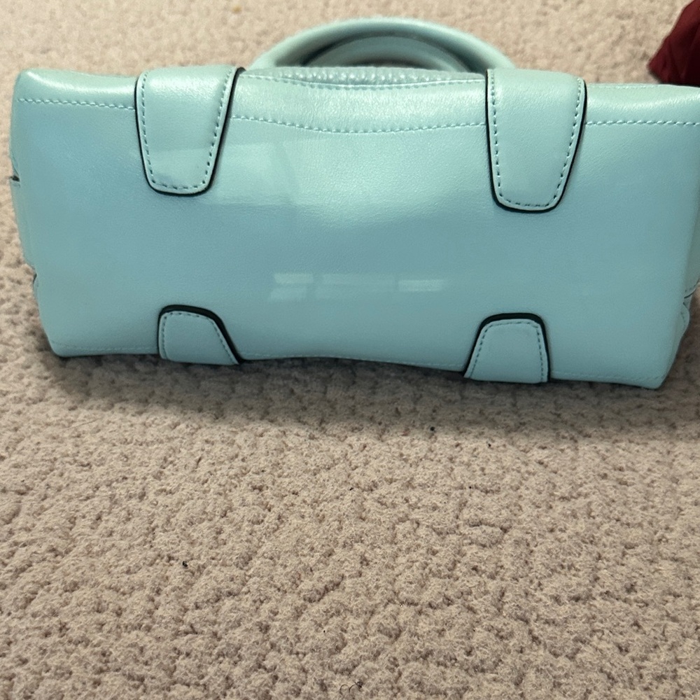 Coach Mint Green Leather small Satchel - Picture 3 of 12